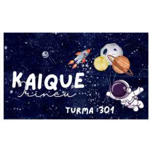 Kit G etiqueta escolar astronauta