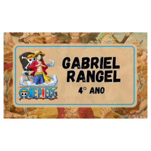 Kit G etiqueta escolar one piece