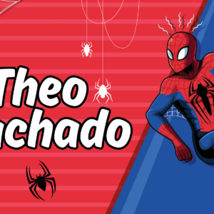 Kit G etiqueta escolar homem aranha